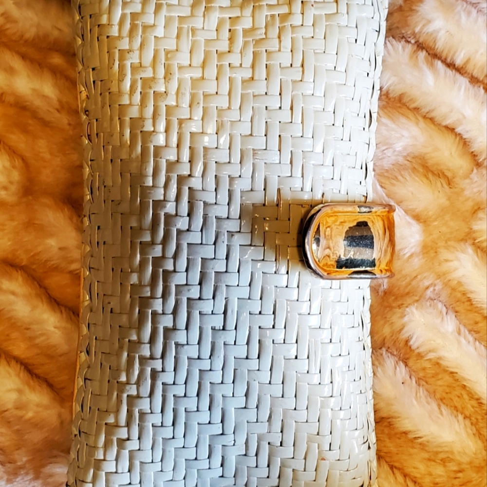 Vintage 60s Rattan Weave bag